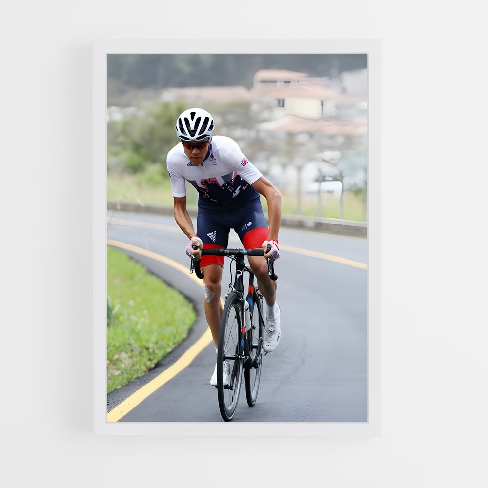 Poster La Route du Maillot jaune – affiche Cyclisme (vue 3)